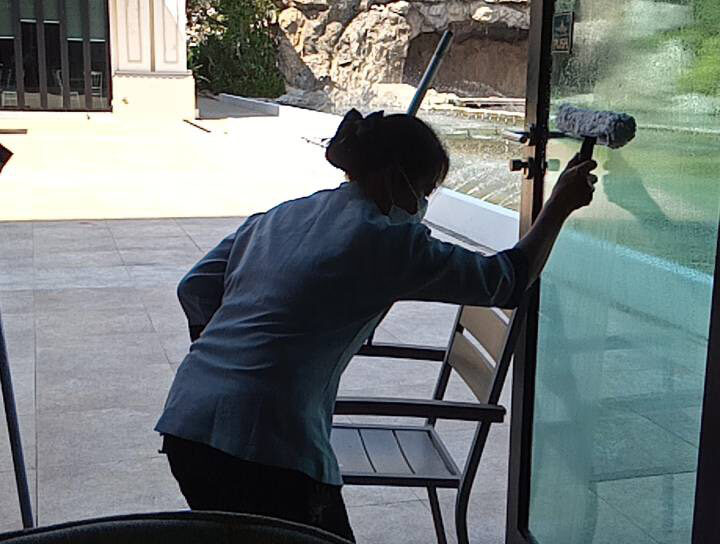 เช็ดกระจก