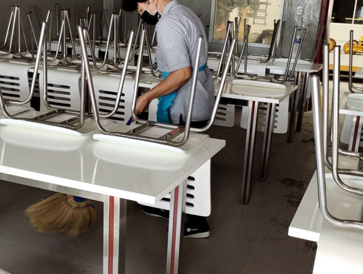 ทำความสะอาดศูนย์ซ่อมบำรุงรถไฟฟ้าสายสีแดง