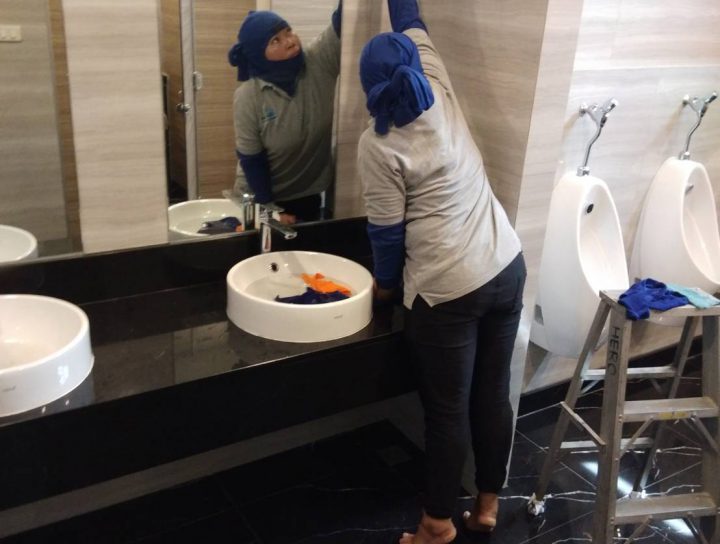 คราบตะกรัน อ่างล้างมือ