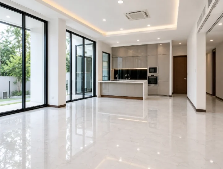 บริการทำความสะอาดหลังก่อสร้างและรีโนเวท (Post-Construction Big Cleaning) เก็บรายละเอียดทุกซอกมุมพร้อมเข้าอยู่
